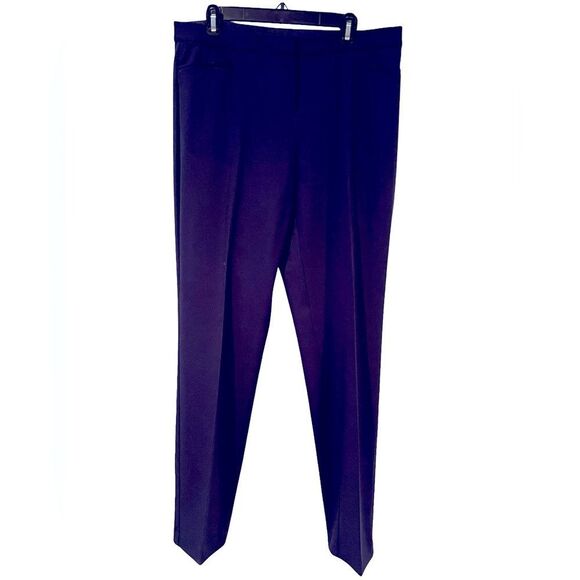 Alfani - Elegant Navy Women's Pants - Picture 2 of 7